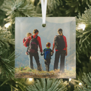 Personalised Family Photo Keepsake Ornament