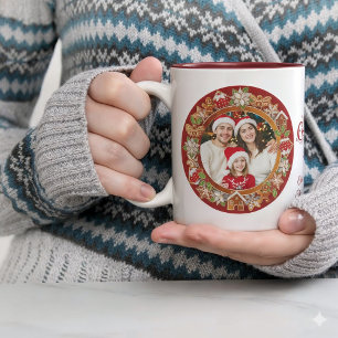 Personalised Family Photo - Merry Christmas Mug