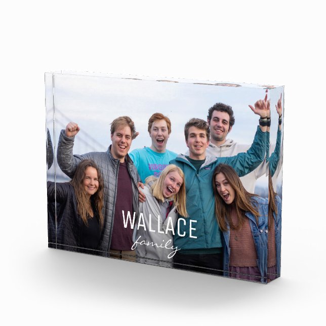 Personalised Family Photo Name (Right)