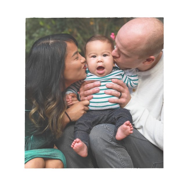 Personalised Family Photo Notepad (Front)