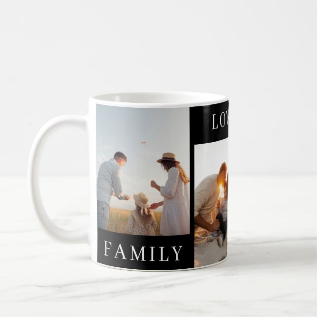 Personalised Family Photo Picture Text Keepsake Coffee Mug (Left)