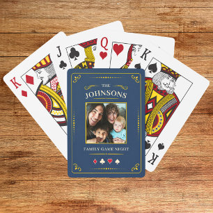 Personalised Family Photo Playing Cards
