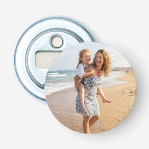 Personalised Family Photo Round Custom Picture Bottle Opener