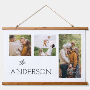 Personalised Family portrait pictures photo  Hanging Tapestry