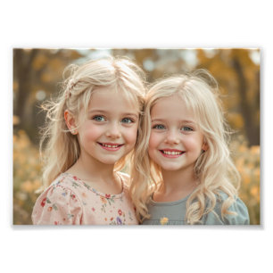 Personalised Family Premium Satin Photo Print