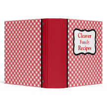 Personalised Family Recipe Cookbook Binder Gift