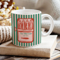 Personalised Family Retro Sardine Tin Stripes