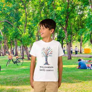 Personalised Family Reunion Family Tree  T-Shirt