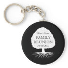 Personalised family reunion party favour keychains