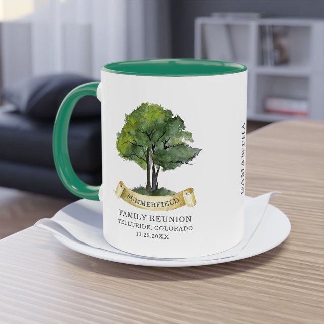 Personalised Family Reunion Tree Name Keepsake Mug (Creator Uploaded)