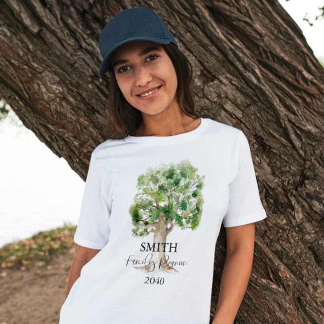 Personalised Family Reunion Tree Woman's T-Shirt (Creator Uploaded)