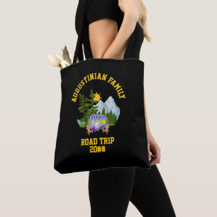 Personalised Family Road Trip Van Life Tote Bag