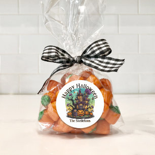 Personalised Family Sticker - Haunted House