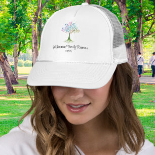 Personalised Family Tree Family Reunion Trucker Hat