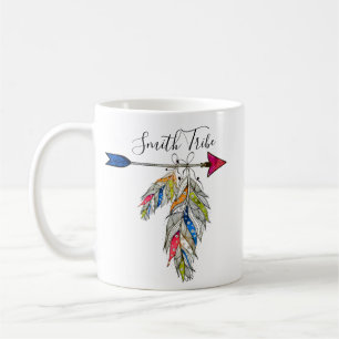 Personalised family tribe classic coffee mug