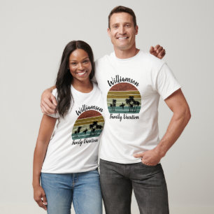 Personalised family vacation T-Shirt
