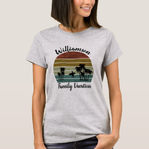Personalised family vacation T-Shirt