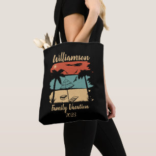 Personalised family vacation T-Shirt Tote Bag