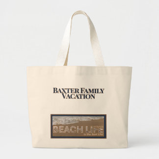 Personalised Family Vacation Tote | Custom Beach