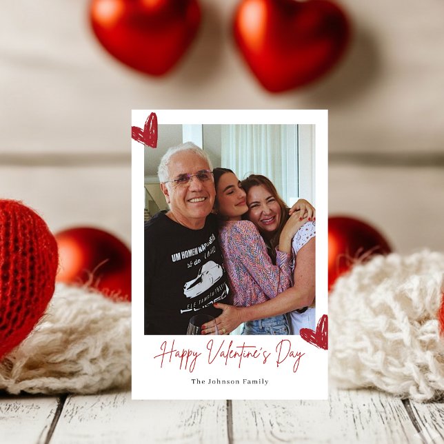 Personalised Family Valentine Photo Card (Creator Uploaded)