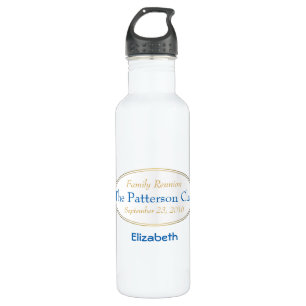 Personalised Fancy Oval Frame Family Reunion 710 Ml Water Bottle