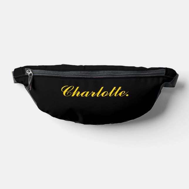 Personalised Fanny Pack Featuring Your Custom Name (Lay Down)