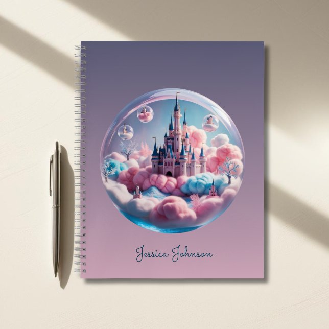 Personalised Fantasy Castle Notebook for Girls (Personalized Fantasy Castle Notebook for Girls)