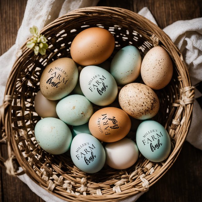 Personalised Farm Fresh Egg Stamp (Creator Uploaded)