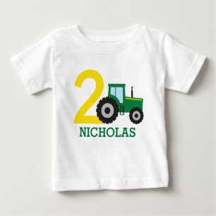 Personalised Farm Tractor Birthday Shirt