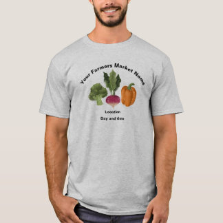 Personalised Farmers Market t shirt