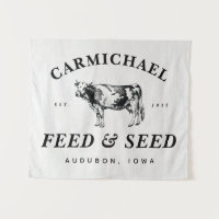 Personalised Farmhouse Style Feed & Seed Banner