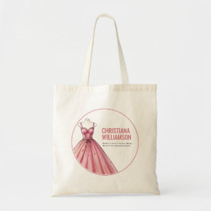 Personalised Fashion Designer Stylist Graduate Tote Bag