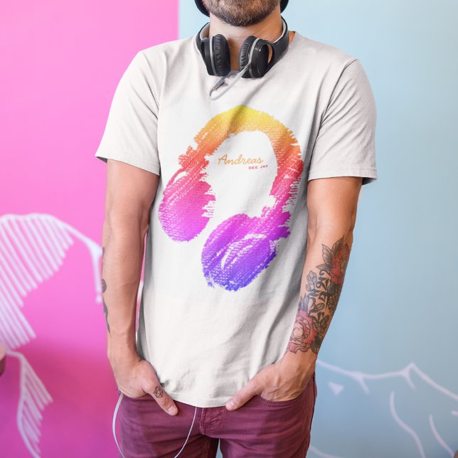 personalised fashion DJ good vibes T-Shirt (Creator Uploaded)