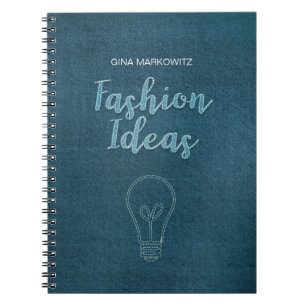 Personalised Fashion Ideas Notebook
