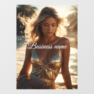 Personalised fashion Window Cling