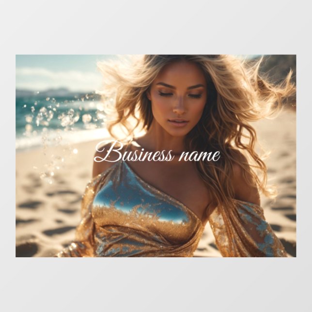 Personalised fashion Window Cling (Sheet)