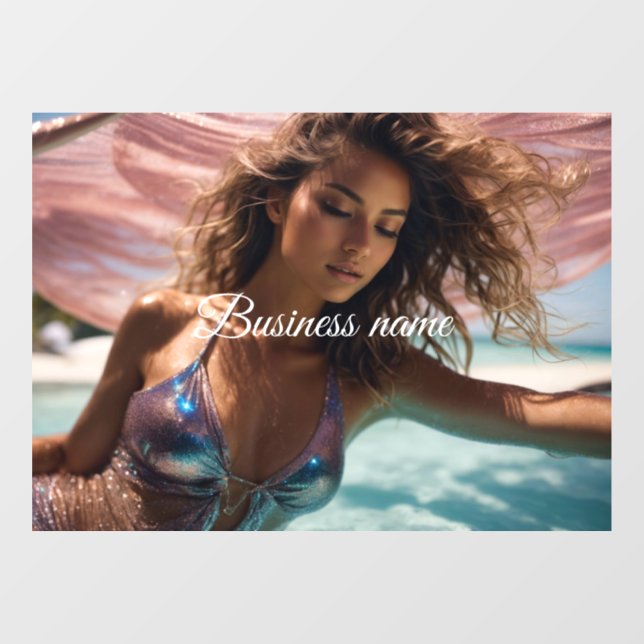 Personalised fashion Window Cling (Sheet)