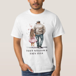 Personalised Father and Daughter (2) T-Shirt
