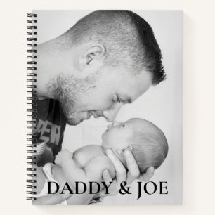 Personalised Father and Son Photo Notebook