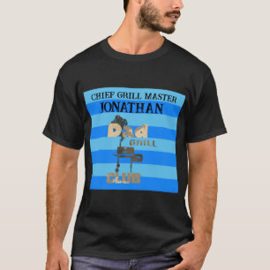Personalised Father Barbeque Grill T-Shirt
