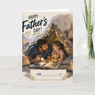Personalised Father Daughter Greeting Card