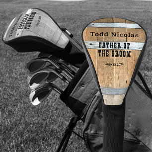 Personalised Father of the Groom Golf Head Cover