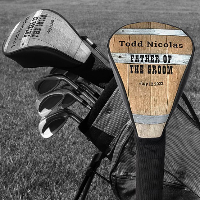 Personalised Father of the Groom Golf Head Cover (Creator Uploaded)