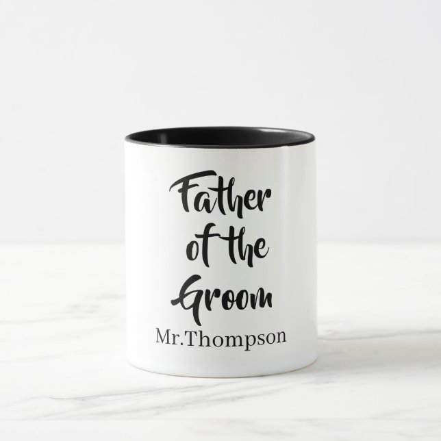 Personalised Father of the Groom Mug (Center)