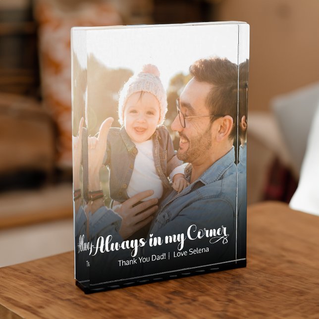 Personalised Father Photo Block (Creator Uploaded)
