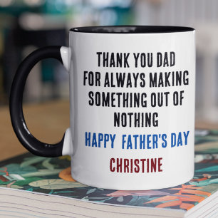 Personalised Father’s Day Mug with Custom Message