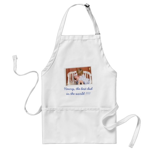 Personalised Fathers Day Aprons ADD YOUR PHOTO (Front)