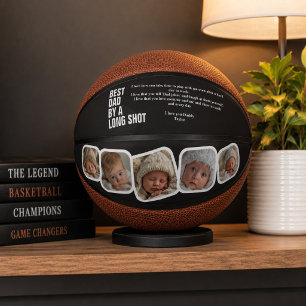 Personalised Fathers Day Best Dad By A Long Shot Basketball