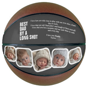 Personalised Fathers Day Best Dad By A Long Shot Basketball