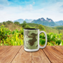 Personalised father's day Camouflage Mug